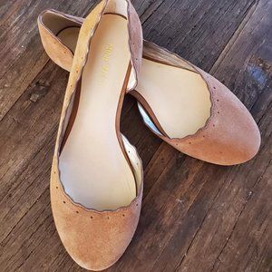 Nine West Suede Ballet Flats, size 7